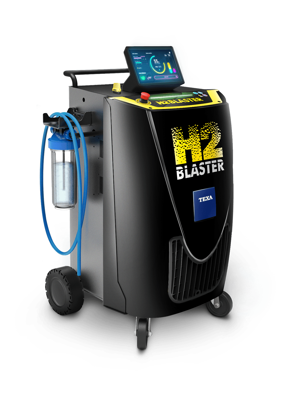 H2-Blaster-Gerät von TEXA für die Wasserstoff-Motorreinigung